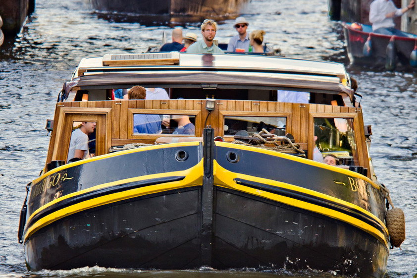Beer boat, rum boat or spritz boat in Amsterdam